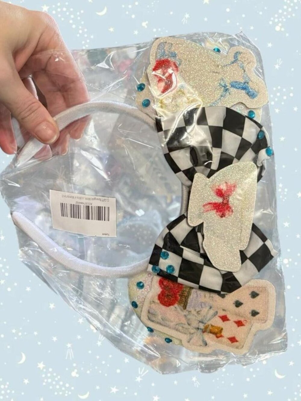 Alice in Wonderland Minnie Mouse Ears headband